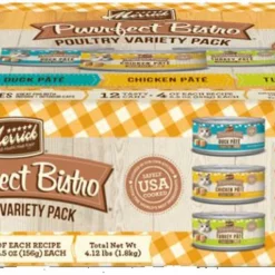 Merrick Purrfect Bistro Real Chicken + Sweet Potato Recipe Dry Food + Poultry Variety Pack Canned Cat Food -Merrick || Blue Wilderness Sales 2022 361717 PT5. SY630 V1642123003