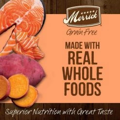 Merrick Real Salmon & Sweet Potato Recipe Dry Food + Favorites Wet Dog Food Variety Pack -Merrick || Blue Wilderness Sales 2022 361720 PT3. SY630 V1643075502