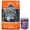 Blue Buffalo Wilderness Large Breed Chicken Recipe Grain-Free Dry Dog Food + Beef & Chicken Grill Grain-Free Canned Food