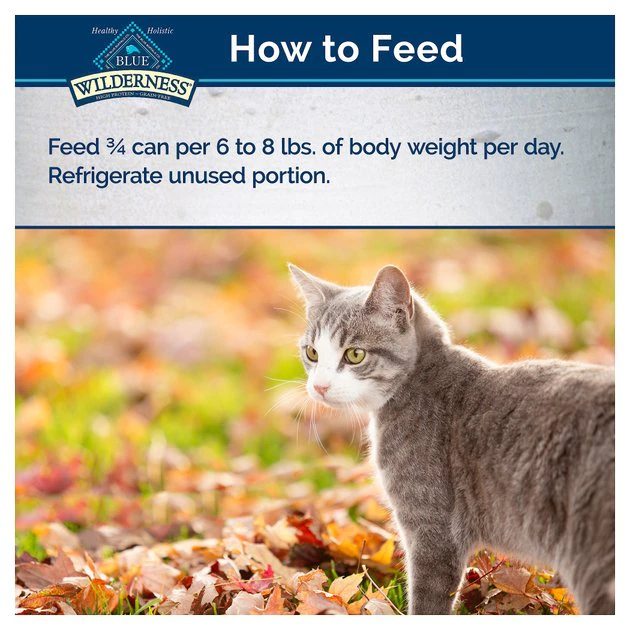 Blue Buffalo Wilderness Turkey Grain-Free Canned Cat Food 10 Blue Buffalo Wilderness Turkey Grain-Free Canned Cat Food - Image 8