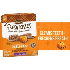 Merrick Fresh Kisses Real Pumpkin & Cinnamon Large Breed Dog Dental Treats, 14 count -Merrick || Blue Wilderness Sales 2022 564678 PT2. SY630 V1658226822
