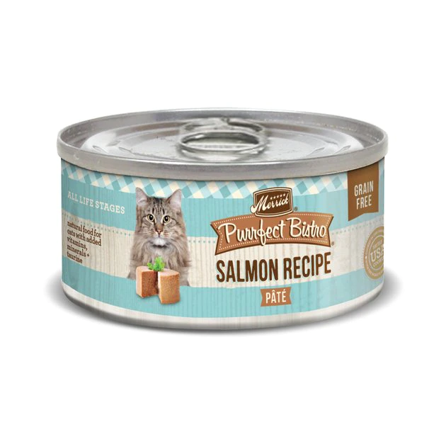 Merrick Purrfect Bistro Grain-Free Salmon Pate Canned Cat Food 3 Merrick Purrfect Bistro Grain-Free Salmon Pate Canned Cat Food