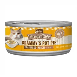 Merrick Purrfect Bistro Grain-Free Grammy's Pot Pie Minced in Gravy Canned Cat Food