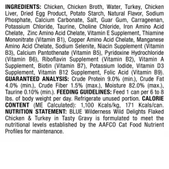 Blue Buffalo Wilderness Wild Delights Flaked Chicken & Turkey Grain-Free Canned Cat Food -Merrick || Blue Wilderness Sales 2022 75645 PT2. SY630 V1646795941