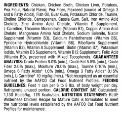 Blue Buffalo Wilderness Mature Chicken Recipe Grain-Free Canned Cat Food 11 Blue Buffalo Wilderness Mature Chicken Recipe Grain-Free Canned Cat Food -Merrick || Blue Wilderness Sales 2022 75647 PT2. SY630 V1646787988