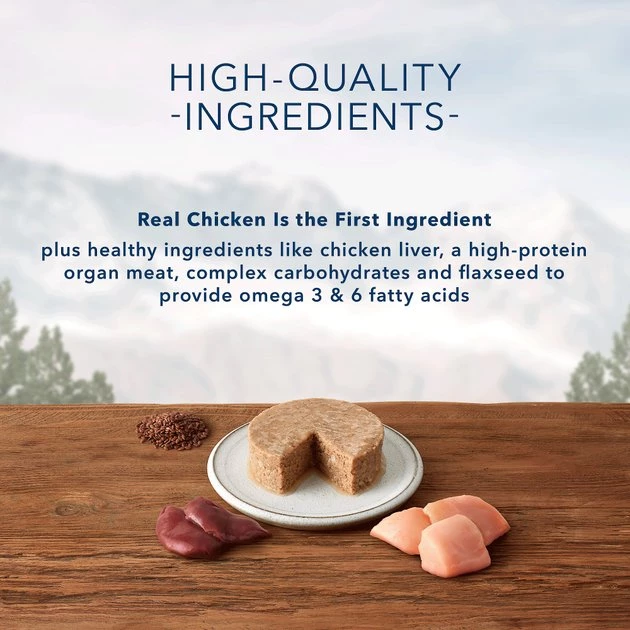 Blue Buffalo Wilderness Mature Chicken Recipe Grain-Free Canned Cat Food 6 Blue Buffalo Wilderness Mature Chicken Recipe Grain-Free Canned Cat Food - Image 4