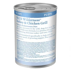 Blue Buffalo Wilderness Turkey & Chicken Grill Grain-Free Puppy Canned Dog Food 12 Blue Buffalo Wilderness Turkey & Chicken Grill Grain-Free Puppy Canned Dog Food -Merrick || Blue Wilderness Sales 2022 75750 PT2. SY630 V1646795492