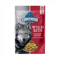 Blue Buffalo Wilderness Trail Treats Salmon Wild Bits Grain-Free Training Dog Treats
