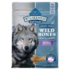 Blue Buffalo Wilderness Wild Bones Grain-Free Mini Dental Dog Treats