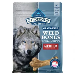Blue Buffalo Wilderness Wild Bones Grain-Free Medium Dental Dog Treats