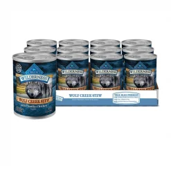 Blue Buffalo Wilderness Wolf Creek Stew Chunky Chicken Stew Grain-Free Adult Canned Dog Food