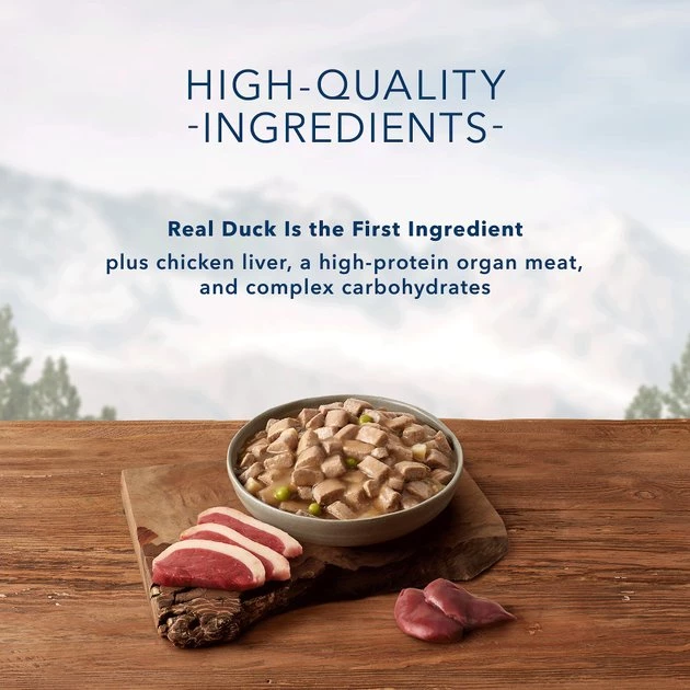 Blue Buffalo Wilderness Wolf Creek Stew Hearty Duck Stew Grain-Free Adult Canned Dog Food 6 Blue Buffalo Wilderness Wolf Creek Stew Hearty Duck Stew Grain-Free Adult Canned Dog Food - Image 4