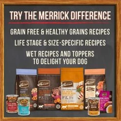 Merrick Chunky Grain-Free Pappy's Pot Roast Dinner Canned Dog Food -Merrick || Blue Wilderness Sales 2022 77010 PT8. SY630 V1615256258