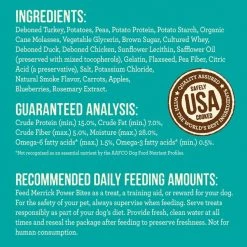 Merrick Power Bites Turducken Recipe Grain-Free Soft & Chewy Dog Treats -Merrick || Blue Wilderness Sales 2022 77102 PT4. SY630 V1644911187