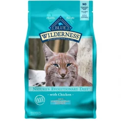 Blue Buffalo Wilderness Chicken Recipe Indoor Hairball Control Grain-Free Dry Cat Food