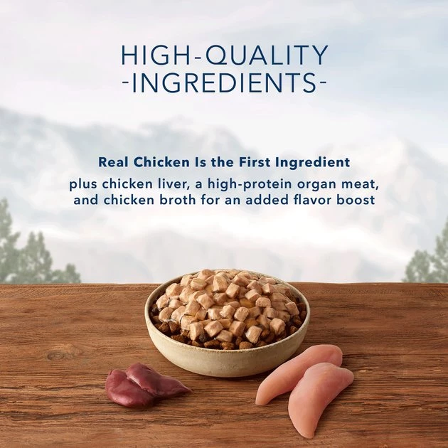 Blue Buffalo Wilderness Trail Toppers Wild Cuts Chunky Chicken Bites in Hearty Gravy Grain-Free Dog Food Topper 6 Blue Buffalo Wilderness Trail Toppers Wild Cuts Chunky Chicken Bites in Hearty Gravy Grain-Free Dog Food Topper - Image 4
