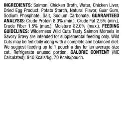 Blue Buffalo Wilderness Tasty Toppers Wild Cuts Tasty Salmon Morsels in Savory Gravy Grain-Free Cat Food Topper -Merrick || Blue Wilderness Sales 2022 84187 PT2. SY630 V1646796385