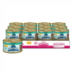 Blue Buffalo Wilderness Wild Delights Flaked Chicken & Trout in Tasty Gravy for Kittens Grain-Free Canned Cat Food