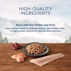 Blue Buffalo Wilderness Wild Delights Flaked Chicken & Trout in Tasty Gravy for Kittens Grain-Free Canned Cat Food -Merrick || Blue Wilderness Sales 2022 84189 PT3. SY630 V1646777794