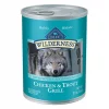 Blue Buffalo Wilderness Trout & Chicken Grill Grain-Free Canned Dog Food -Merrick || Blue Wilderness Sales 2022 85004 MAIN. SY630 V1604340750