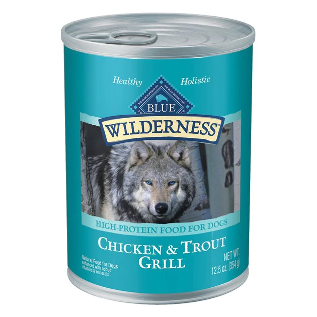 Blue Buffalo Wilderness Trout & Chicken Grill Grain-Free Canned Dog Food 3 Blue Buffalo Wilderness Trout & Chicken Grill Grain-Free Canned Dog Food