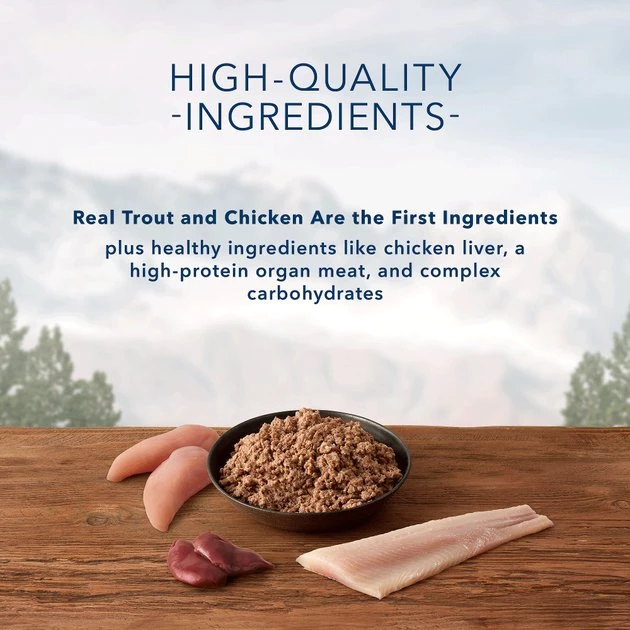 Blue Buffalo Wilderness Trout & Chicken Grill Grain-Free Canned Dog Food 5 Blue Buffalo Wilderness Trout & Chicken Grill Grain-Free Canned Dog Food - Image 3
