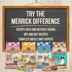Merrick Purrfect Bistro Grain-Free Real Chicken + Sweet Potato Recipe Adult Dry Cat Food 19 Merrick Purrfect Bistro Grain-Free Real Chicken + Sweet Potato Recipe Adult Dry Cat Food -Merrick || Blue Wilderness Sales 2022 87830 PT8. SY630 V1638046017