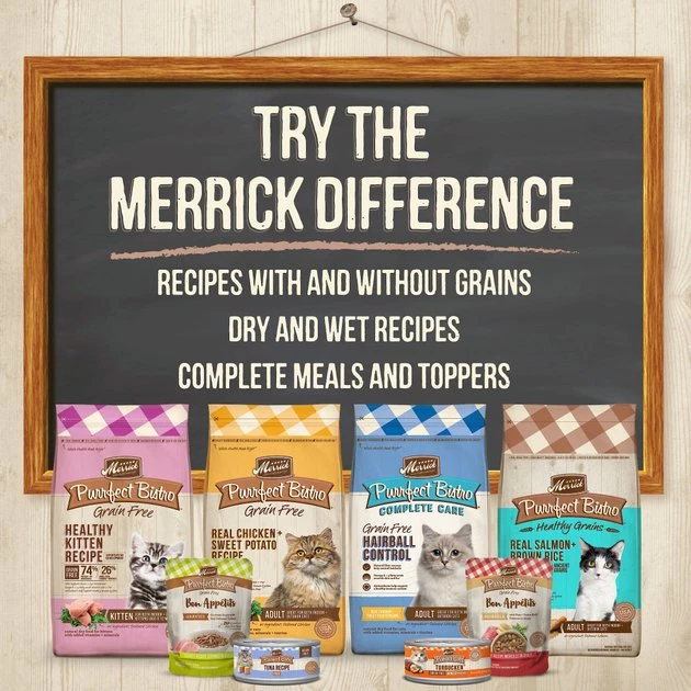 Merrick Purrfect Bistro Grain-Free Real Chicken + Sweet Potato Recipe Adult Dry Cat Food 11 Merrick Purrfect Bistro Grain-Free Real Chicken + Sweet Potato Recipe Adult Dry Cat Food - Image 9