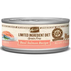 Merrick Limited Ingredient Diet Grain-Free Real Salmon Pate Recipe Canned Cat Food