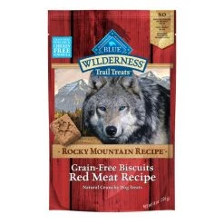 Blue Buffalo Wilderness Rocky Mountain Grain-Free Red Meat Recipe Biscuits Dog Treats