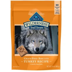 Blue Buffalo Wilderness Trail Treats Grain-Free Turkey Biscuits Dog Treats