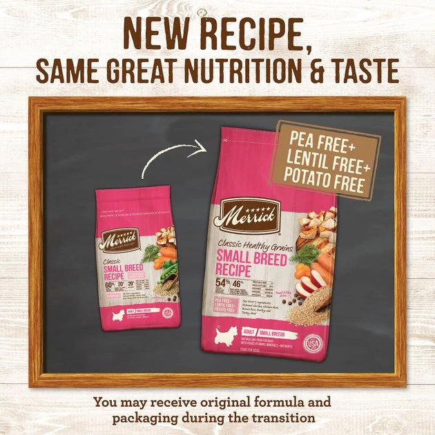 Merrick Classic Healthy Grains Small Breed Recipe Adult Dry Dog Food 4 Merrick Classic Healthy Grains Small Breed Recipe Adult Dry Dog Food - Image 2