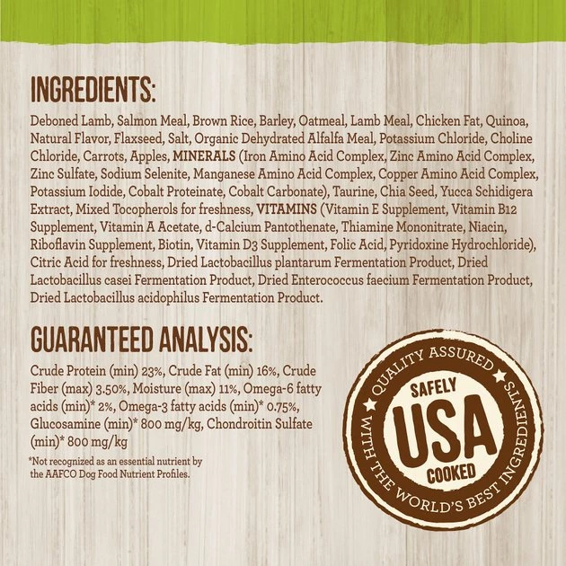 Merrick Classic Healthy Grains Lamb + Brown Rice Recipe with Ancient Grains Adult Dry Dog Food 9 Merrick Classic Healthy Grains Lamb + Brown Rice Recipe with Ancient Grains Adult Dry Dog Food - Image 7