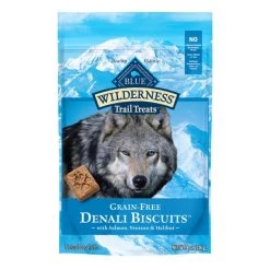Blue Buffalo Wilderness Grain-Free Denali Biscuits with Wild Salmon, Venison & Halibut Dog Treats