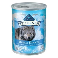 Blue Buffalo Wilderness Denali Dinner with Wild Salmon, Venison & Halibut Grain-Free Canned Dog Food