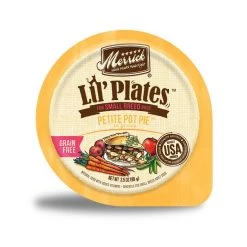 Merrick Lil' Plates Grain-Free Petite Pot Pie in Gravy Dog Food Trays