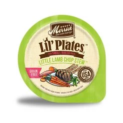 Merrick Lil' Plates Grain-Free Little Lamb Chop Stew Dog Food Trays
