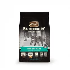 Merrick Backcountry Raw Infused Game Bird Recipe with Chicken, Duck & Quail Grain-Free Dry Cat Food